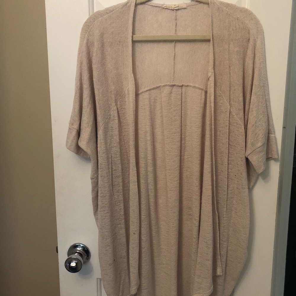 Slouchy tan cardigan